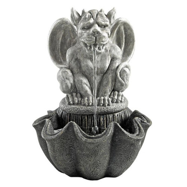 Squirt Gothic Gargoyle Fountain Freestanding Small Sculpture Pump Included